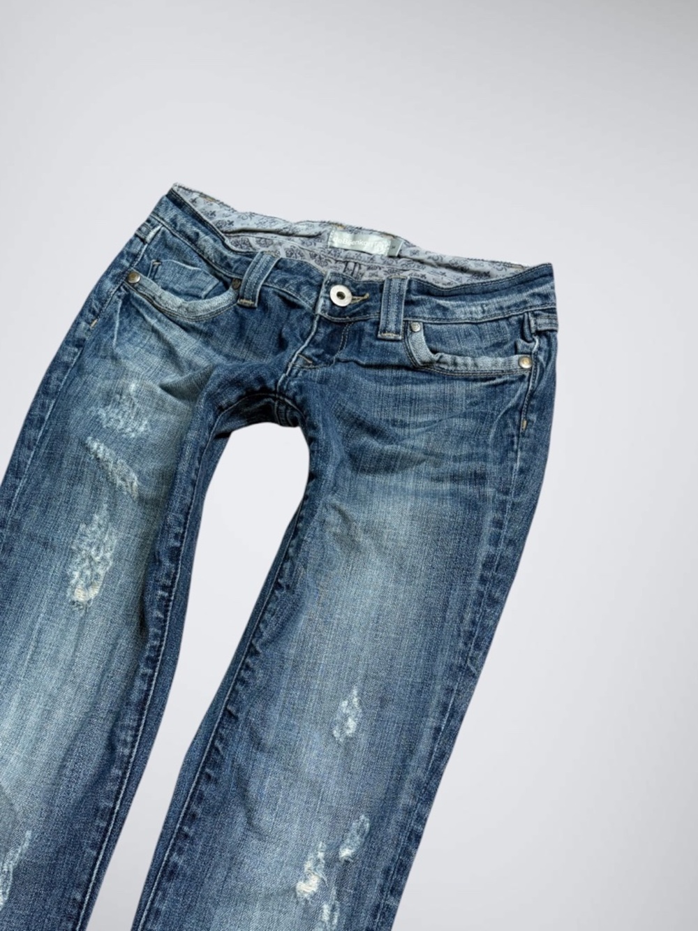Euro Archive De Bijenkorf Ultra Low Rise Slim Jeans - Picture 4 of 7